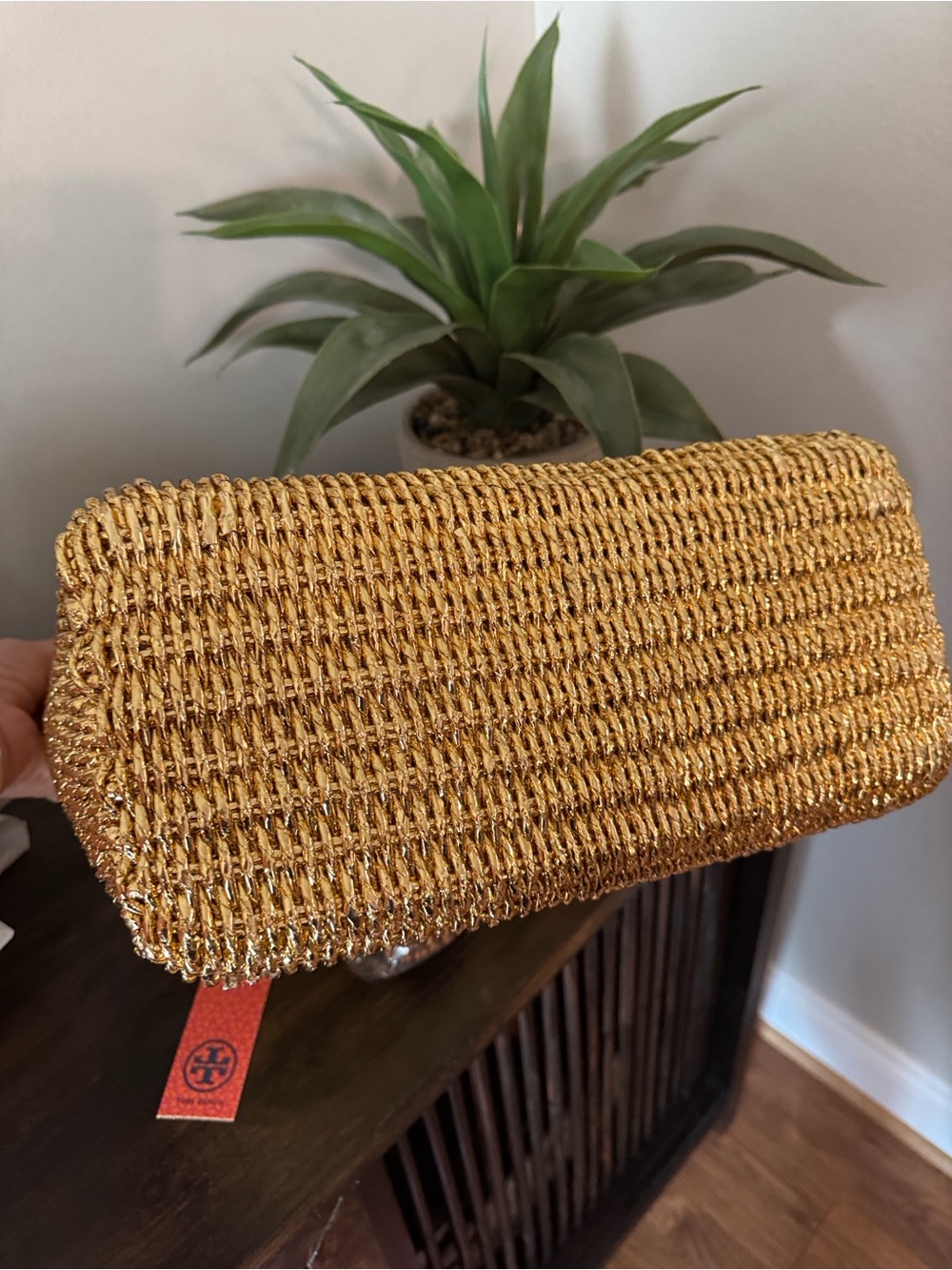 NWT Tory Burch chunky straw tote - Picture 5 of 11